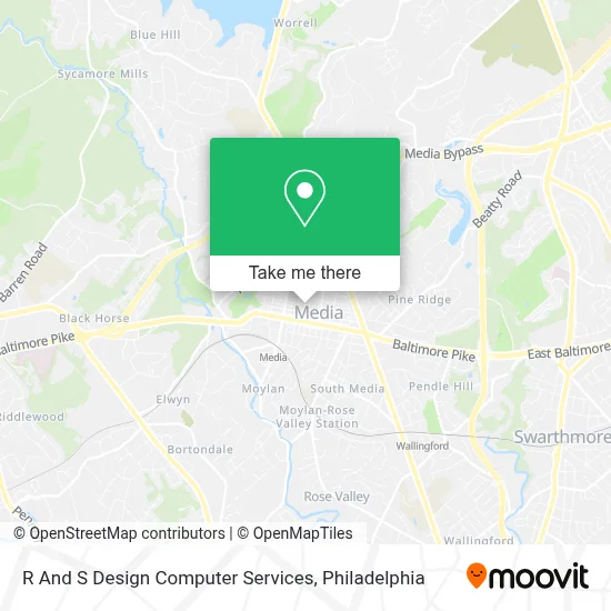 R And S Design Computer Services map