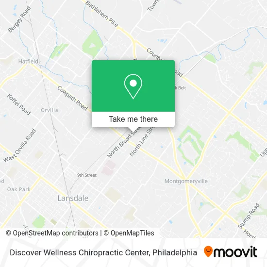 Discover Wellness Chiropractic Center map