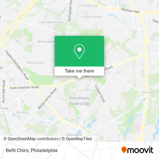 Befit Chiro map