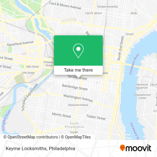 Keyme Locksmiths map