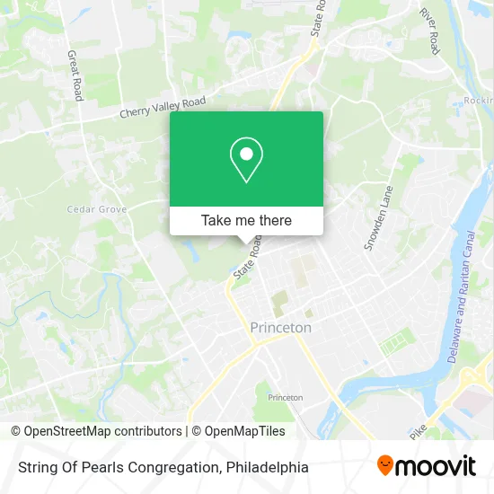 String Of Pearls Congregation map