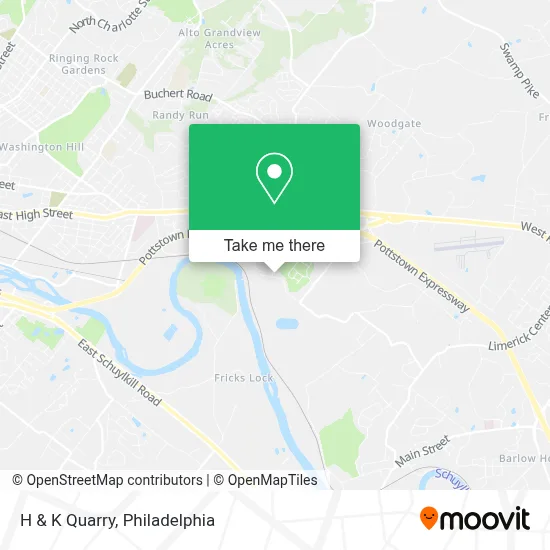 H & K Quarry map