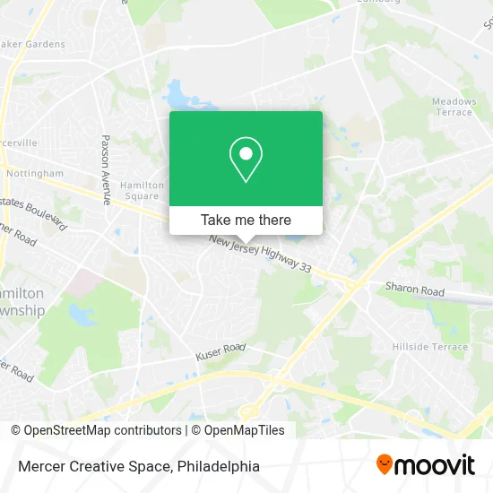 Mercer Creative Space map