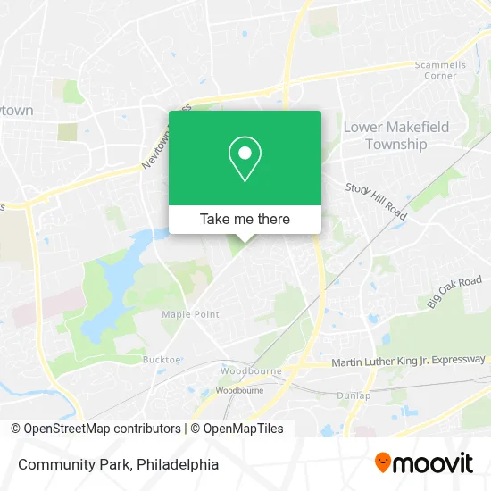 Community Park map