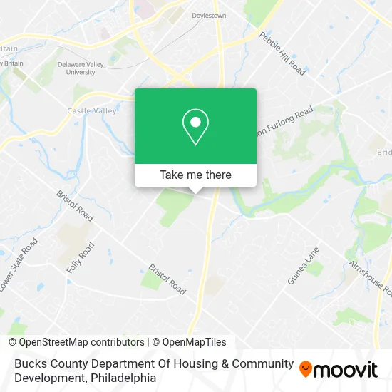 Bucks County Department Of Housing & Community Development map