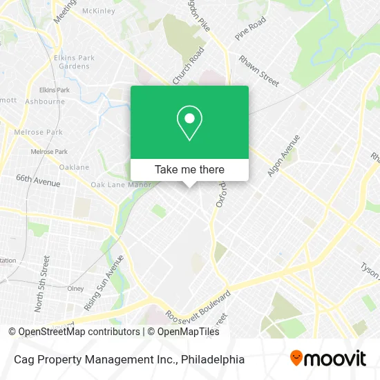 Cag Property Management Inc. map