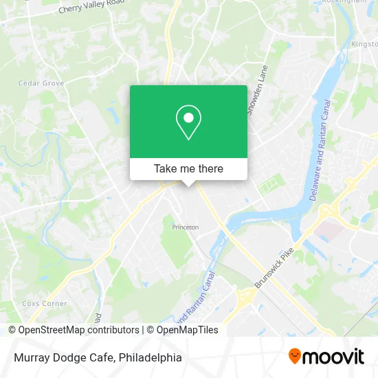 Murray Dodge Cafe map