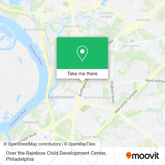 Over the Rainbow Child Development Center map