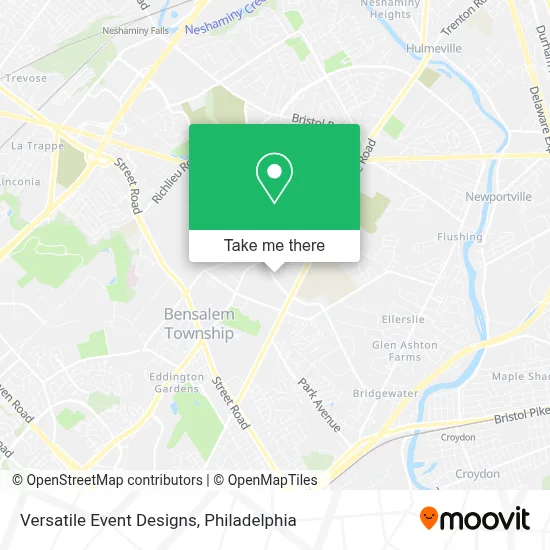 Versatile Event Designs map