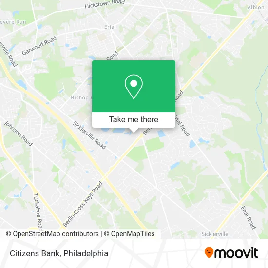 Citizens Bank map