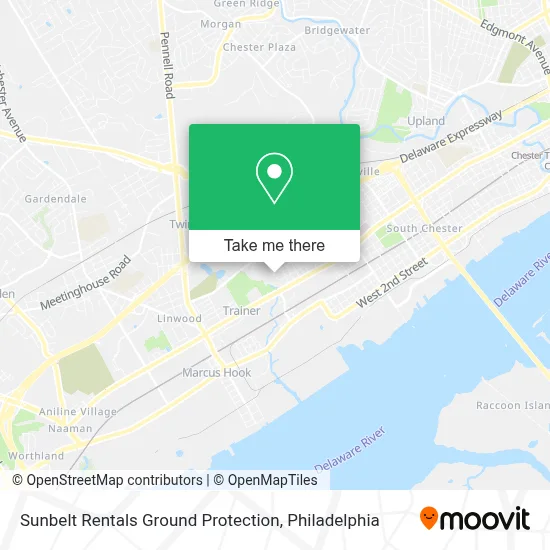 Sunbelt Rentals Ground Protection map