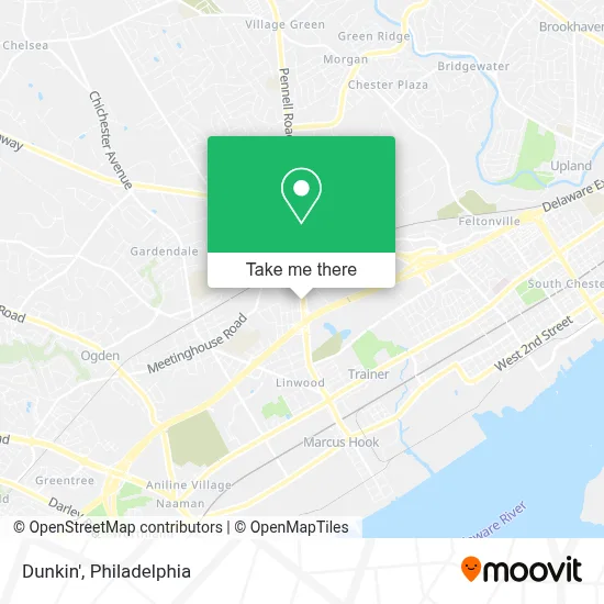 Dunkin' map