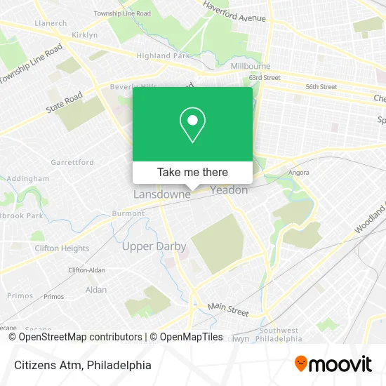 Citizens Atm map