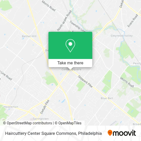 Haircuttery Center Square Commons map