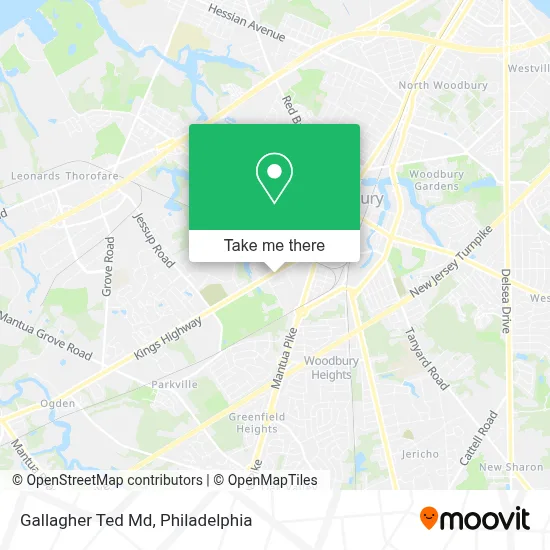 Gallagher Ted Md map