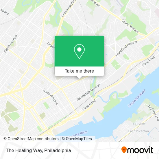 The Healing Way map