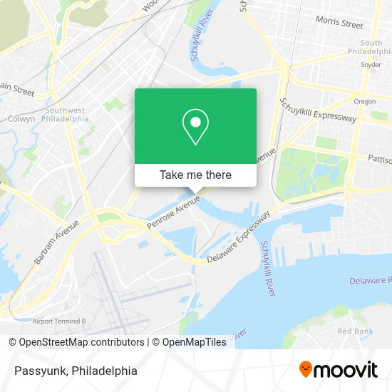 Passyunk map
