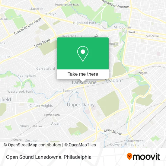 Open Sound Lansdowne map