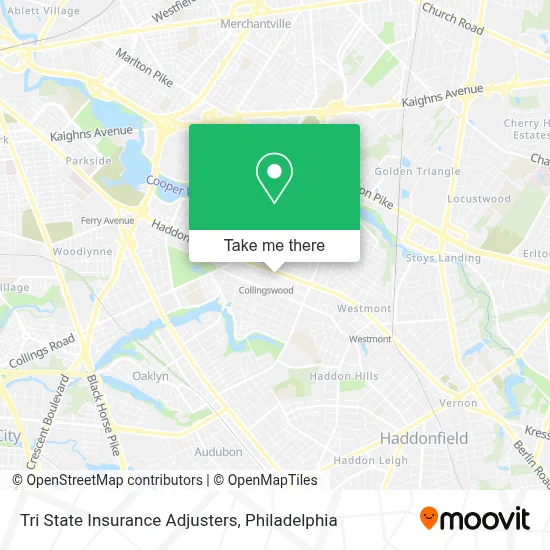 Tri State Insurance Adjusters map