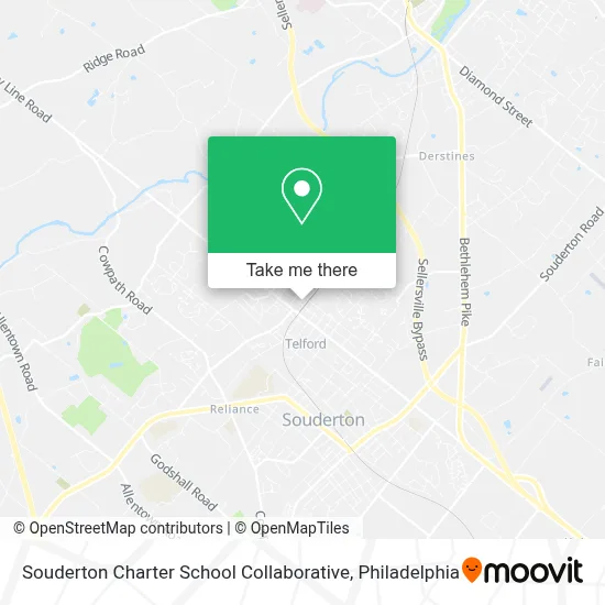 Souderton Charter School Collaborative map