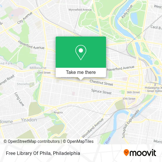 Free Library Of Phila map