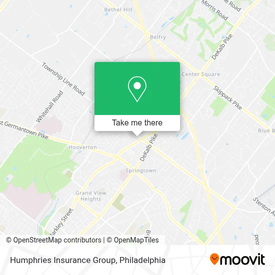 Humphries Insurance Group map