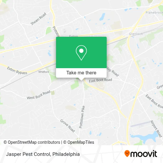 Jasper Pest Control map