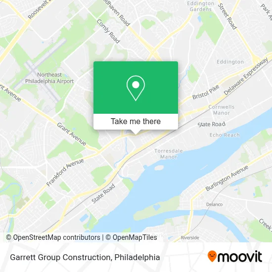 Garrett Group Construction map