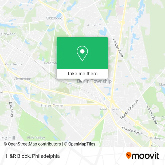 H&R Block map
