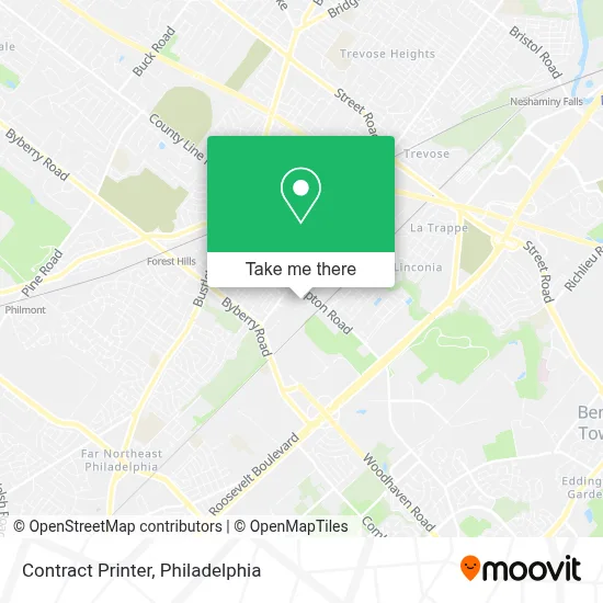 Contract Printer map