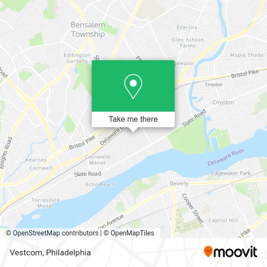 Vestcom map