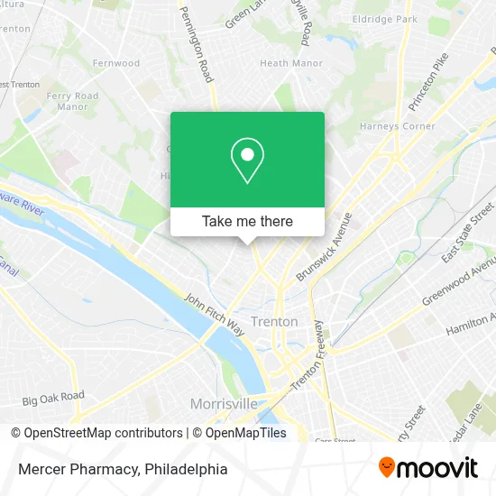 Mercer Pharmacy map