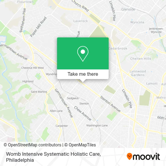 Womb Intensive Systematic Holistic Care map