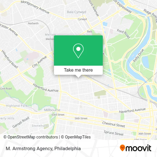 M. Armstrong Agency map