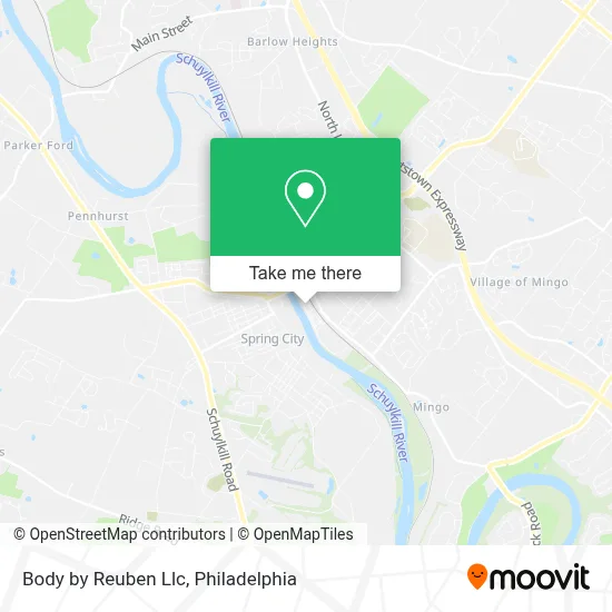 Body by Reuben Llc map
