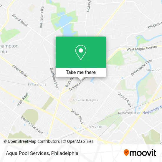 Aqua Pool Services map