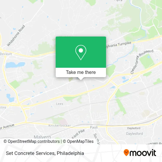 Set Concrete Services map