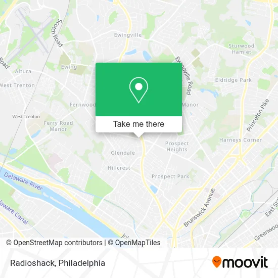 Radioshack map