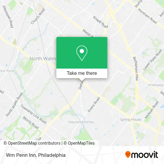 Wm Penn Inn map