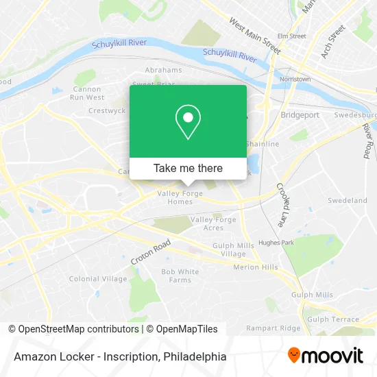 Amazon Locker - Inscription map