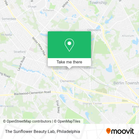 The Sunflower Beauty Lab map