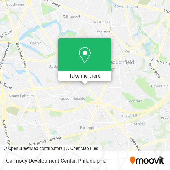 Carmody Development Center map