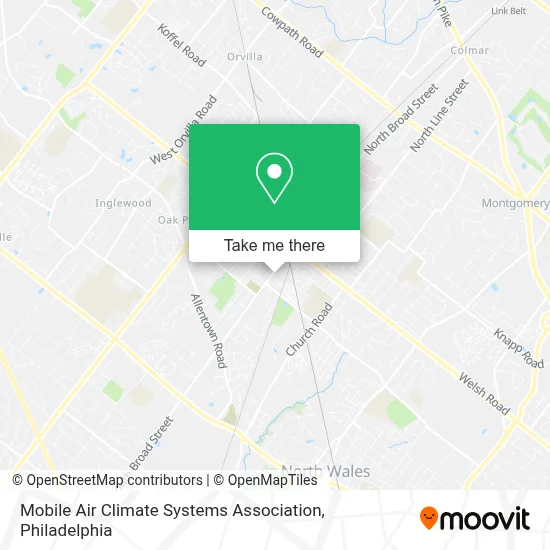 Mobile Air Climate Systems Association map