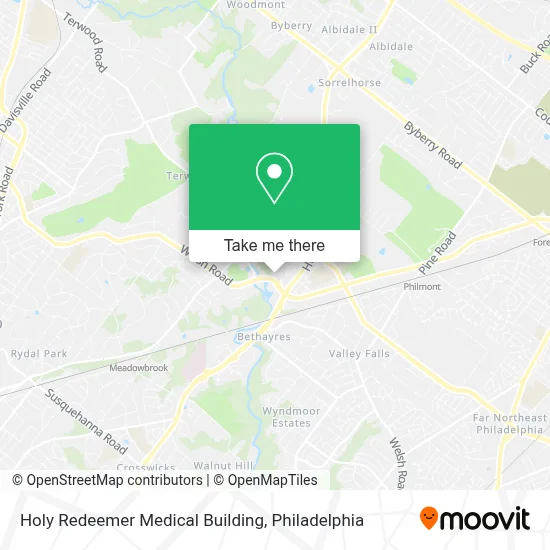 Holy Redeemer Medical Building map