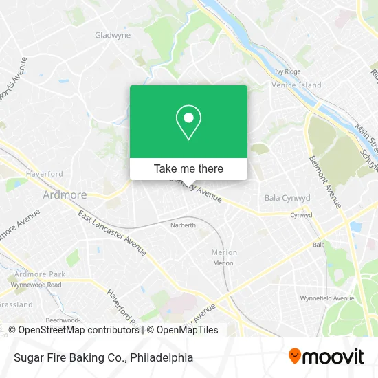 Sugar Fire Baking Co. map