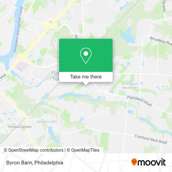 Byron Barn map