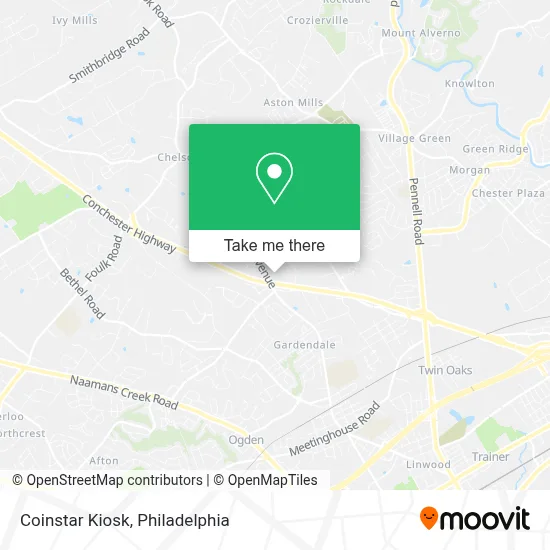Coinstar Kiosk map
