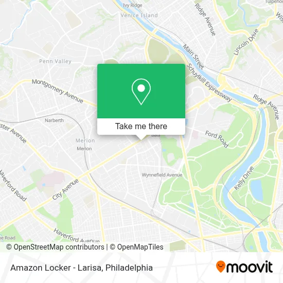 Amazon Locker - Larisa map
