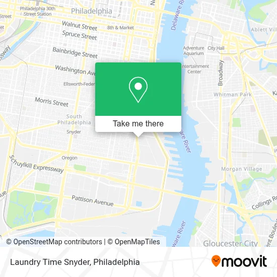 Laundry Time Snyder map