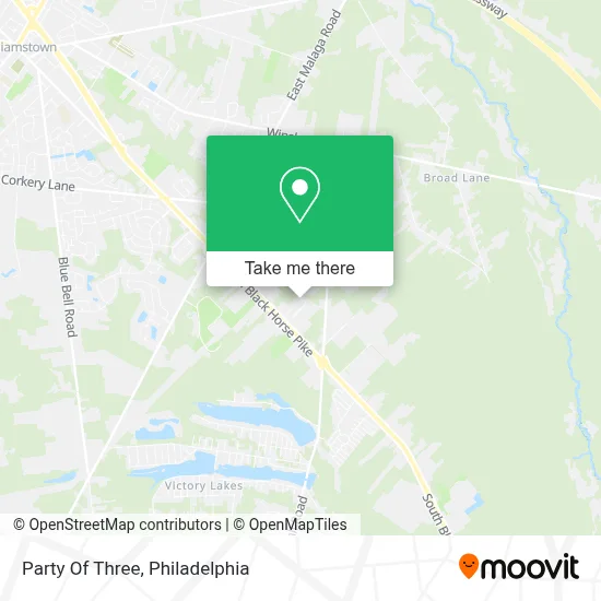 Party Of Three map
